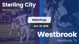 Matchup: Sterling City vs. Westbrook  2018