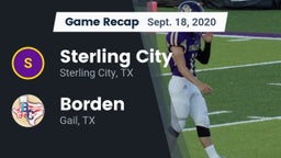 Recap: Sterling City  vs. Borden  2020