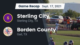 Recap: Sterling City  vs. Borden County  2021