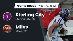 Recap: Sterling City  vs. Miles  2022