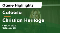 Catoosa  vs Christian Heritage Game Highlights - Sept. 9, 2022