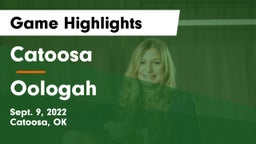 Catoosa  vs Oologah Game Highlights - Sept. 9, 2022