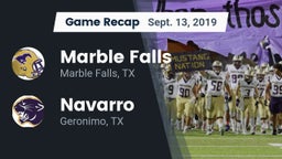 Recap: Marble Falls  vs. Navarro  2019
