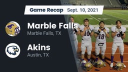 Recap: Marble Falls  vs. Akins  2021