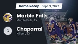 Recap: Marble Falls  vs. Chaparral  2022