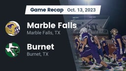 Recap: Marble Falls  vs. Burnet  2023