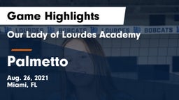 Our Lady of Lourdes Academy vs Palmetto Game Highlights - Aug. 26, 2021