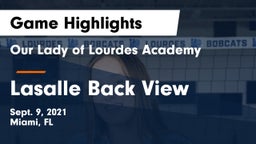 Our Lady of Lourdes Academy vs Lasalle Back View Game Highlights - Sept. 9, 2021