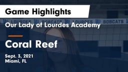Our Lady of Lourdes Academy vs Coral Reef  Game Highlights - Sept. 3, 2021