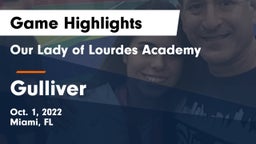 Our Lady of Lourdes Academy vs Gulliver Game Highlights - Oct. 1, 2022