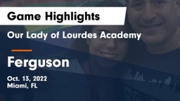 Our Lady of Lourdes Academy vs Ferguson  Game Highlights - Oct. 13, 2022