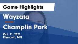 Wayzata  vs Champlin Park  Game Highlights - Oct. 11, 2021