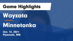 Wayzata  vs Minnetonka  Game Highlights - Oct. 12, 2021