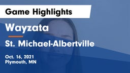 Wayzata  vs St. Michael-Albertville  Game Highlights - Oct. 16, 2021