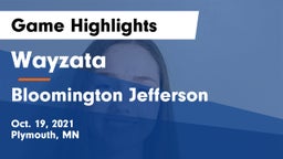 Wayzata  vs Bloomington Jefferson  Game Highlights - Oct. 19, 2021