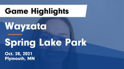 Wayzata  vs Spring Lake Park  Game Highlights - Oct. 28, 2021