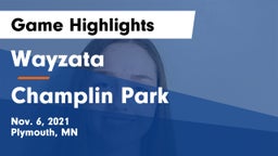 Wayzata  vs Champlin Park  Game Highlights - Nov. 6, 2021