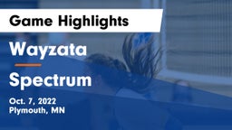 Wayzata  vs Spectrum  Game Highlights - Oct. 7, 2022