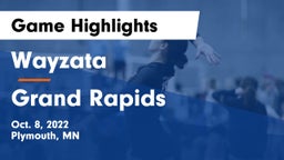 Wayzata  vs Grand Rapids Game Highlights - Oct. 8, 2022