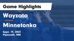 Wayzata  vs Minnetonka  Game Highlights - Sept. 19, 2023
