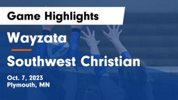 Wayzata  vs Southwest Christian  Game Highlights - Oct. 7, 2023