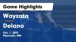 Wayzata  vs Delano  Game Highlights - Oct. 7, 2023