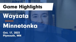 Wayzata  vs Minnetonka  Game Highlights - Oct. 17, 2023