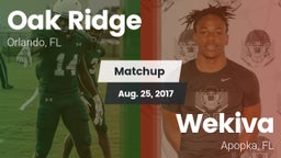 Matchup: Oak Ridge vs. Wekiva  2017