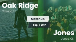 Matchup: Oak Ridge vs. Jones  2017