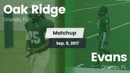 Matchup: Oak Ridge vs. Evans  2017