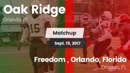 Matchup: Oak Ridge vs. Freedom , Orlando, Florida 2017