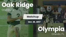Matchup: Oak Ridge vs. Olympia  2017