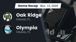 Recap: Oak Ridge  vs. Olympia  2020