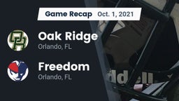 Recap: Oak Ridge  vs. Freedom  2021