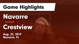 Navarre  vs Crestview  Game Highlights - Aug. 22, 2019
