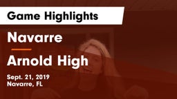 Navarre  vs Arnold High Game Highlights - Sept. 21, 2019