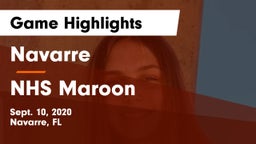 Navarre  vs NHS Maroon Game Highlights - Sept. 10, 2020