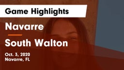 Navarre  vs South Walton  Game Highlights - Oct. 3, 2020