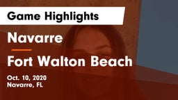 Navarre  vs Fort Walton Beach  Game Highlights - Oct. 10, 2020