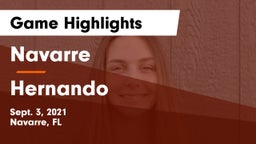 Navarre  vs Hernando Game Highlights - Sept. 3, 2021