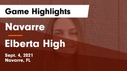 Navarre  vs Elberta High Game Highlights - Sept. 4, 2021