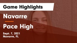 Navarre  vs Pace High Game Highlights - Sept. 7, 2021