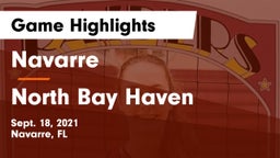 Navarre  vs North Bay Haven Game Highlights - Sept. 18, 2021