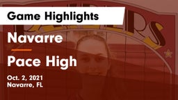 Navarre  vs Pace High Game Highlights - Oct. 2, 2021