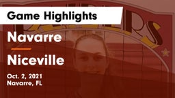 Navarre  vs Niceville  Game Highlights - Oct. 2, 2021