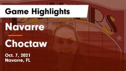 Navarre  vs Choctaw  Game Highlights - Oct. 7, 2021
