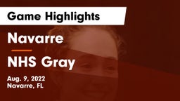Navarre  vs NHS Gray Game Highlights - Aug. 9, 2022