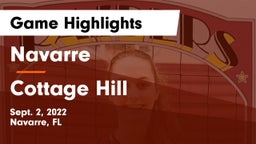 Navarre  vs Cottage Hill Game Highlights - Sept. 2, 2022