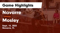 Navarre  vs Mosley  Game Highlights - Sept. 14, 2023