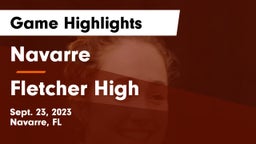 Navarre  vs Fletcher High Game Highlights - Sept. 23, 2023